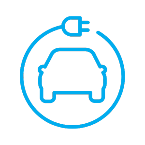 EV infrastructure icon