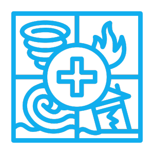 Disaster relief icon